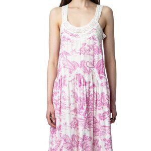Zadig & Voltaire Recloud Maxi Dress - Toile de Jouy XS